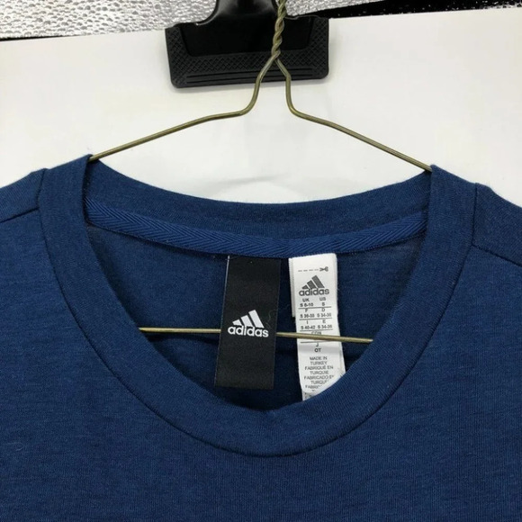 Adidas Navy Blue muscle tank top tie died draped back SP - Picture 10 of 14